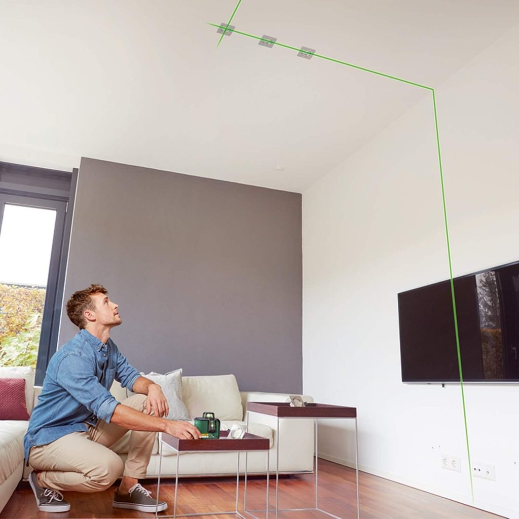 Bosch nivel láser de líneas cruzadas AdvancedLevel 360 (3 líneas de láser, incl. 360° para la alineación por toda la estancia, en caja para e-commerce)