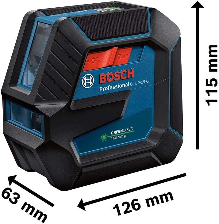 Opinión sobre Bosch Professional Nivel Láser GLL 2-15 G (láser verde)