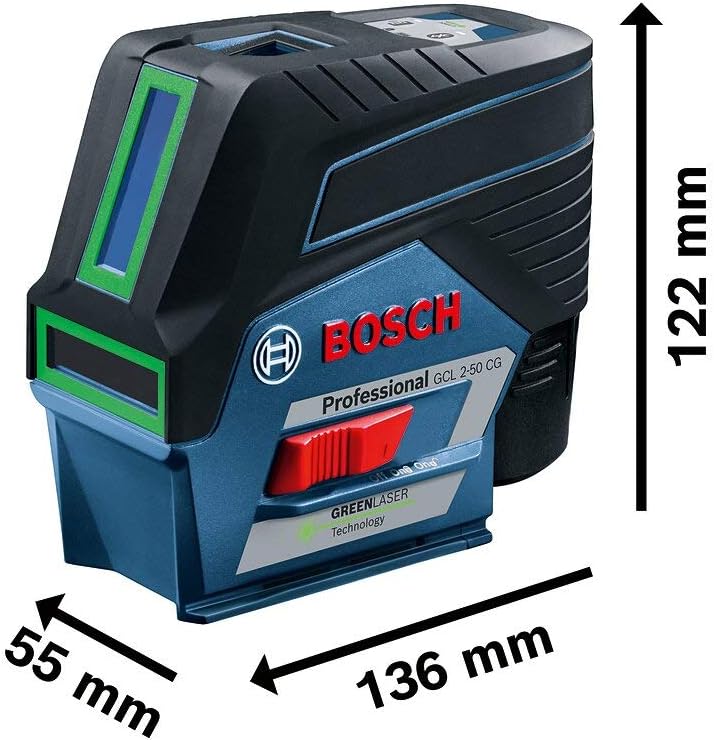 Reseña del Bosch Professional Sistema 12V Nivel Láser GCL 2-50 CG