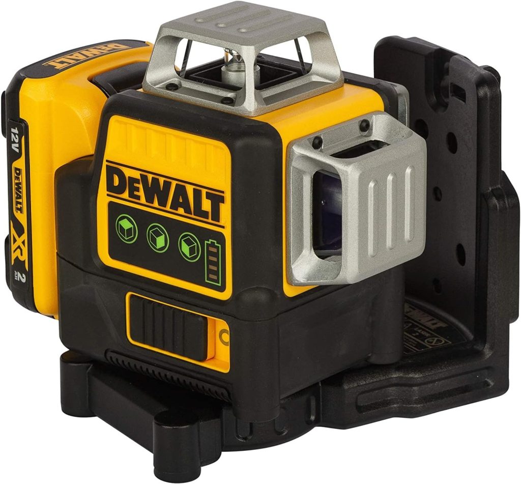 DeWalt dce089d1g-gb 10,8 V Self Nivelación Multi Línea láser verde