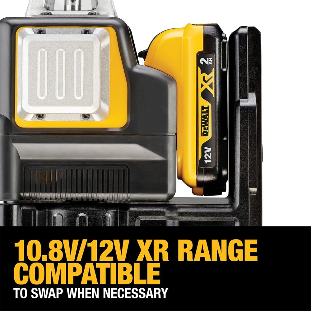 DeWalt dce089d1g-gb 10,8 V Self Nivelación Multi Línea láser verde