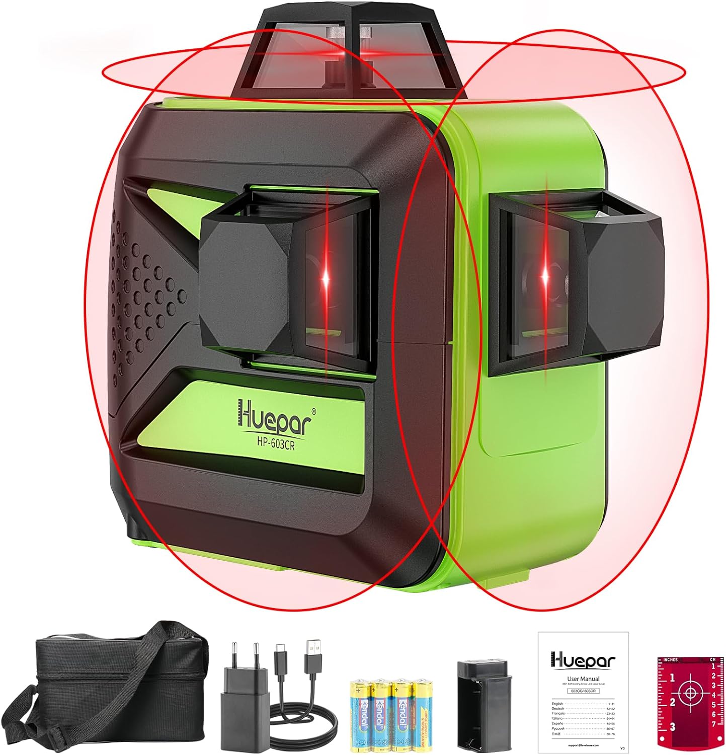 Reseña del Nivel Láser Autonivelante Huepar 603CR