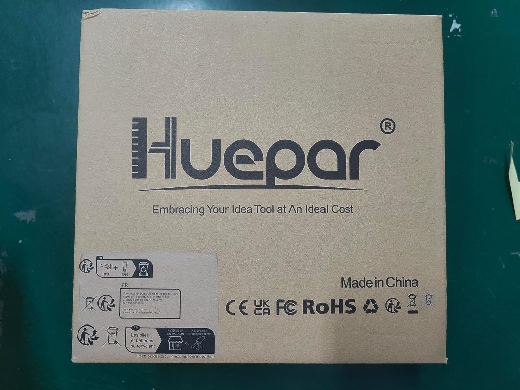 Huepar Nivel Laser Autonivelante 360 grados, 12 Líneas Cruzada con Función de Autonivelación y Pulso, 3D Nivelador Láser 30M, Batería de litio, CableType-C, Base Magnética, Estuche Rígido
