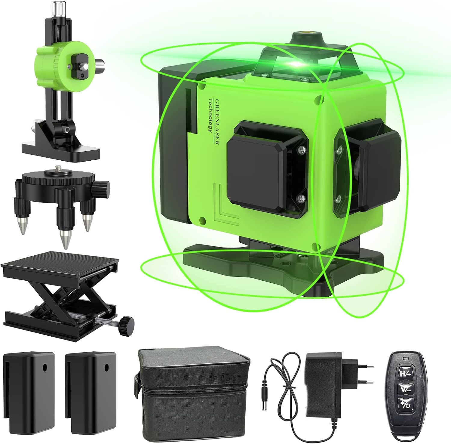 Reseña de Nivel Laser Autonivelante 360°x 4. Herramienta profesional.