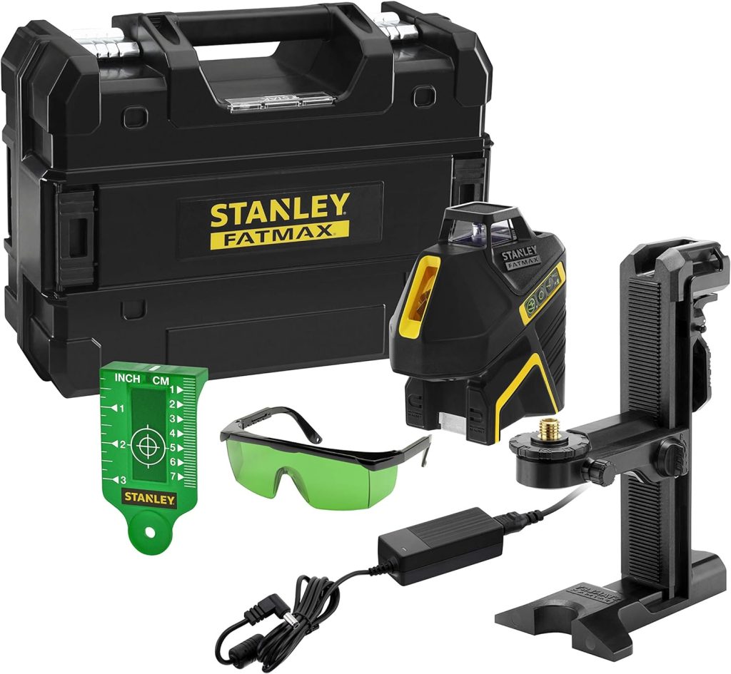 STANLEY FATMAX FMHT77617-1 - Nivel láser de luz verde 360º V2 a batería
